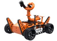 全地形消防滅火機器人【輪式履帶擺臂】 (第1代，升降云臺及氣體二合一探測裝置+語音控制